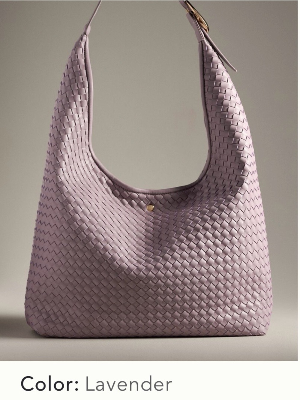 Lavender Love Knot Woven Shoulder Bag - Women Anthropologie